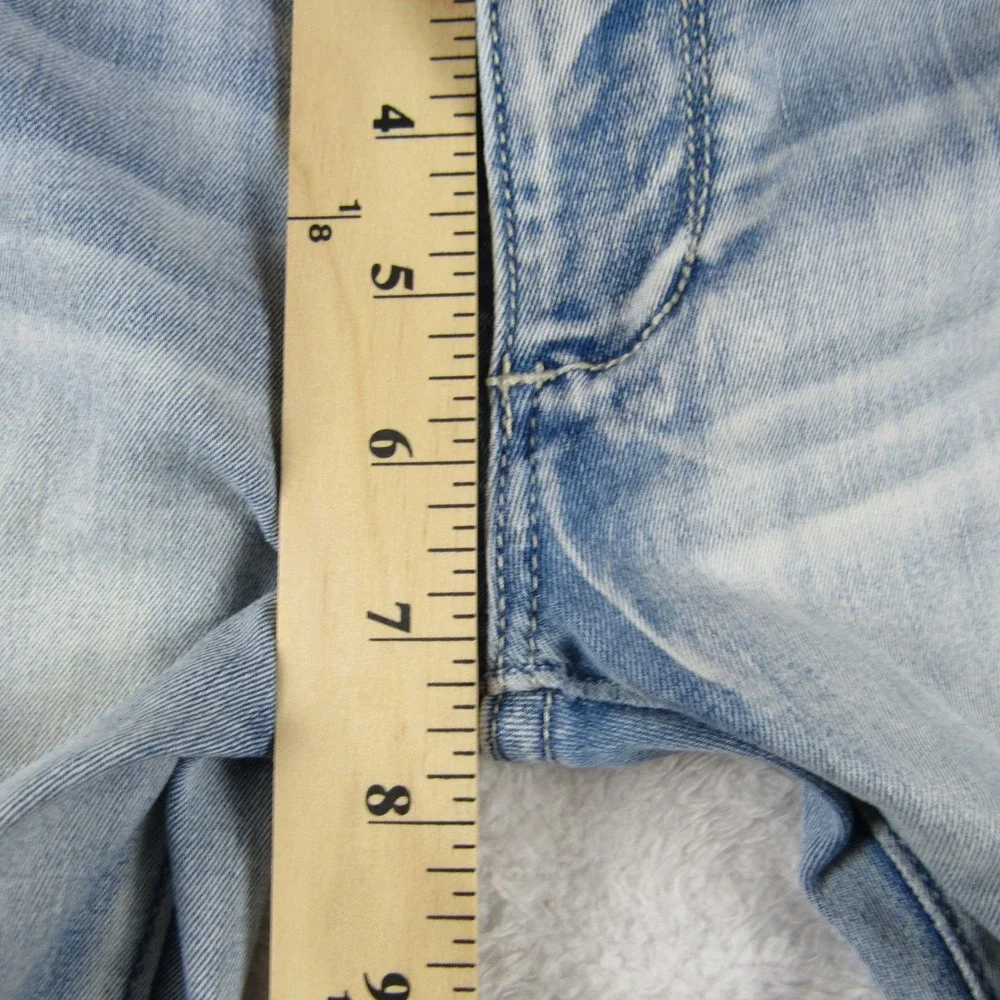 Abercrombie & Fitch Skinny Jeans Women 24 Light Blue Low Rise Stretch